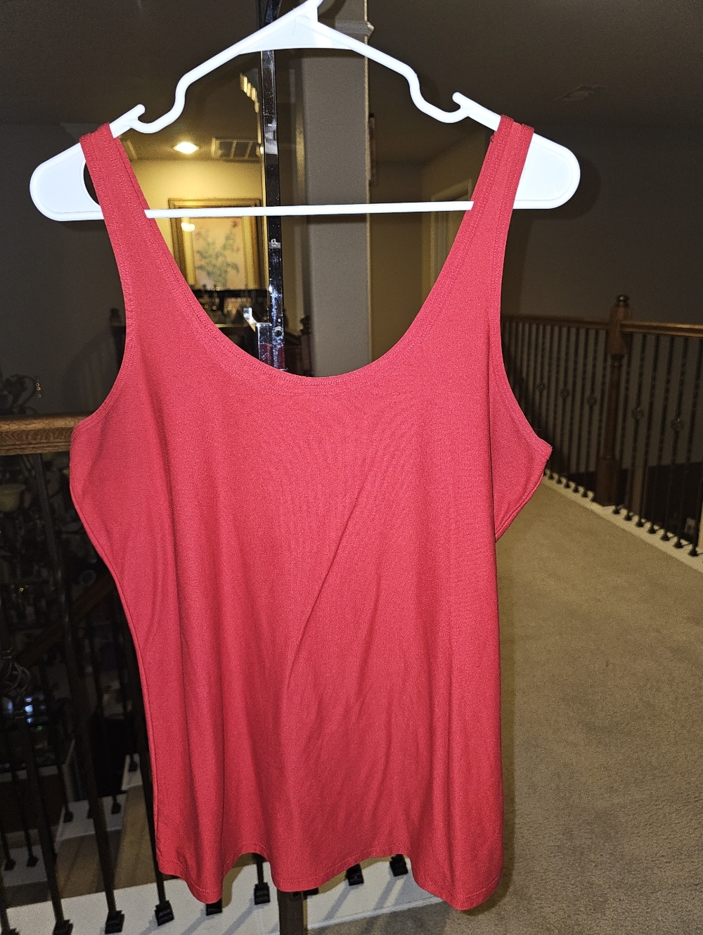NOBO Red Scoop Neck Tank Top